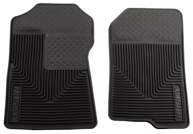 Ford F-150 Floor Mats - Front - Husky Liners - Heavy Duty - Black - `98-`02